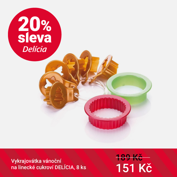 Vykrajovátka vánoční na linecké cukroví DELÍCIA, 8 ks - obrázek