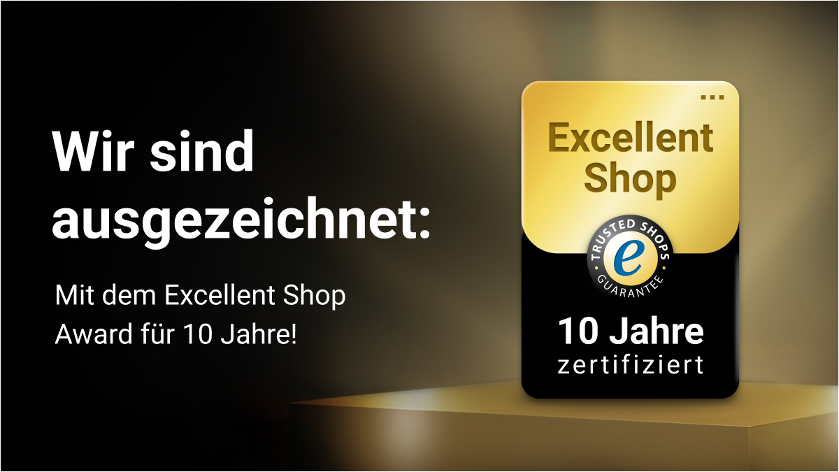 Excellent Shop 10 Jahre Zertifikat - bild