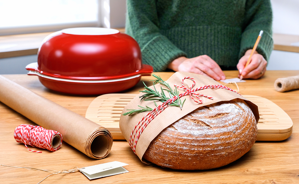 Selbstgebackenes Brot verschenken - bild