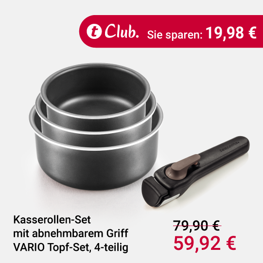 Kasserollen-Set mit abnehmbarem Griff VARIO Topf-Set, 4-teilig - bild