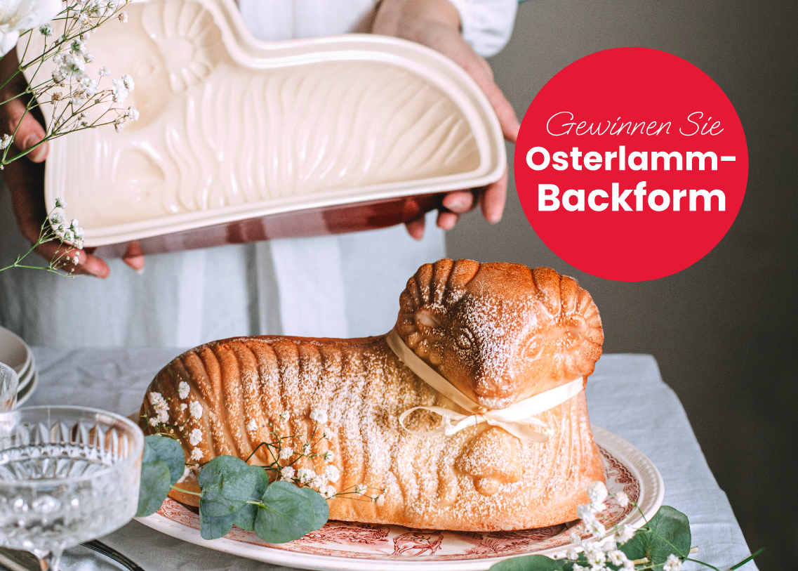 Keramische Backform Osterlamm DELÍCIA - bild