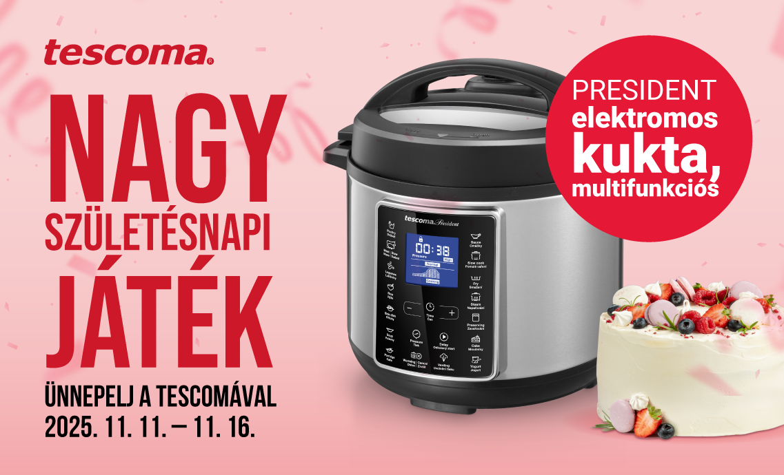 PRESIDENT elektromos kukta 5,5 l, multifunkciós - kép