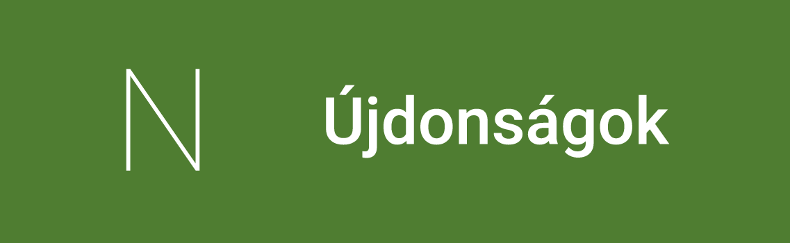 Újdonságok