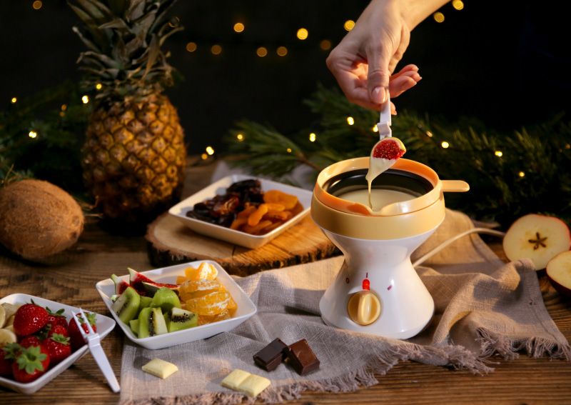 DELÍCIA Csokoládé fondue - kép