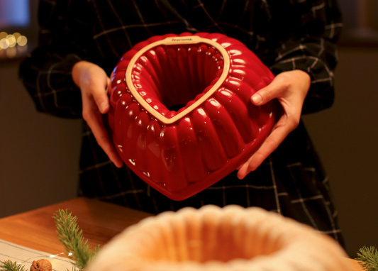 DELÍCIA Szív alakú kerámia sütőforma - kép
