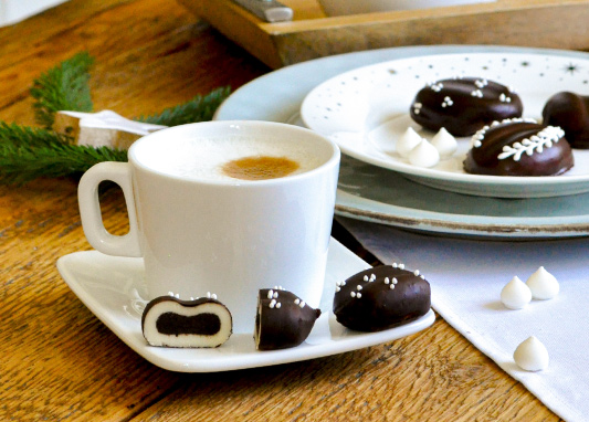 GUSTITO Cappuccinos csésze, tányérkával - kép