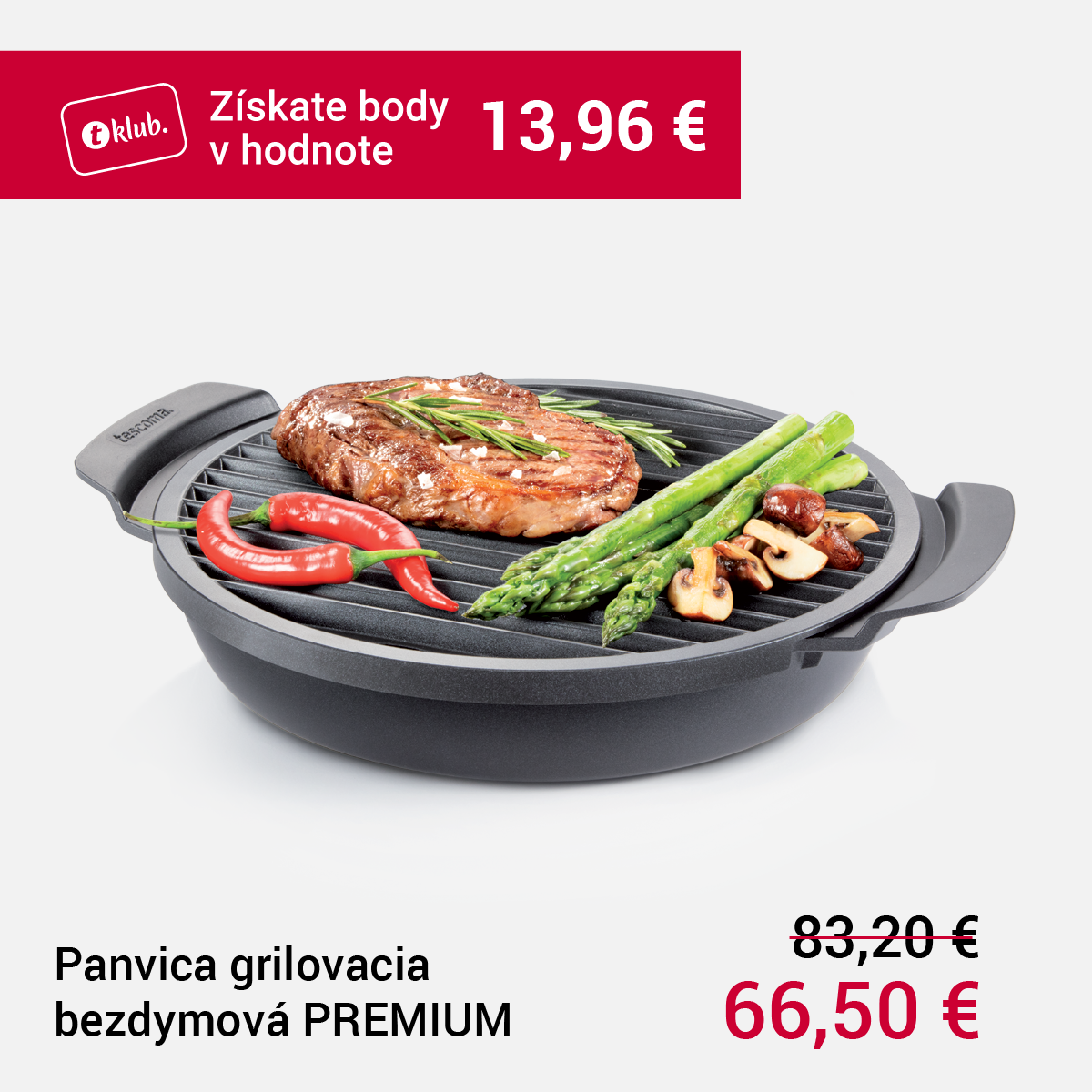 Panvica grilovacia bezdymová PREMIUM - obrázok