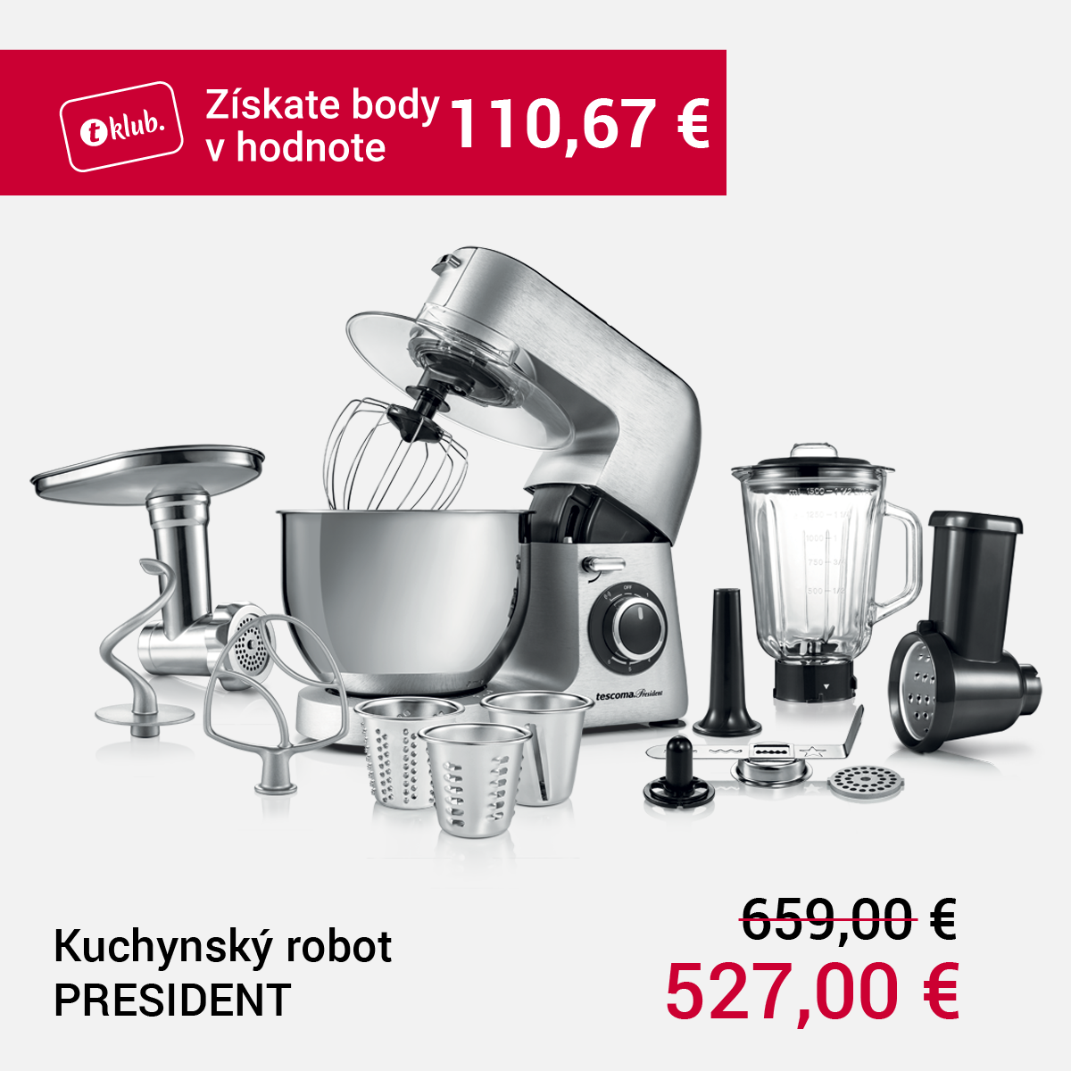 Kuchynský robot PRESIDENT - obrázok