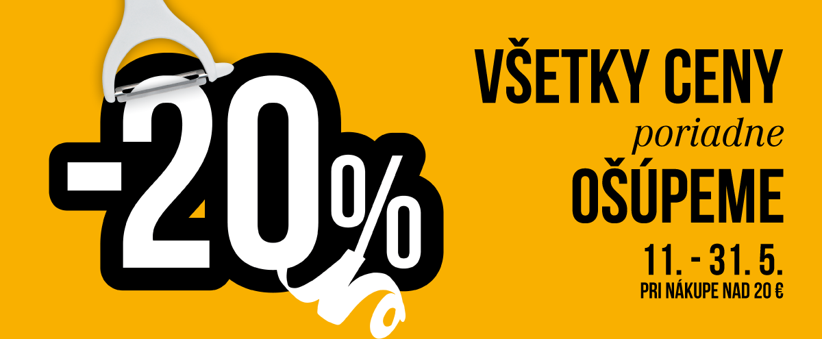 Zľava 20 % na všetko - obrázok