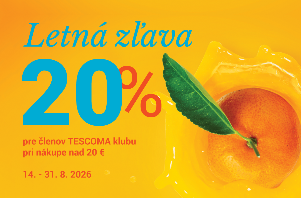 Zľava 20 % pre členov TESCOMA klubu