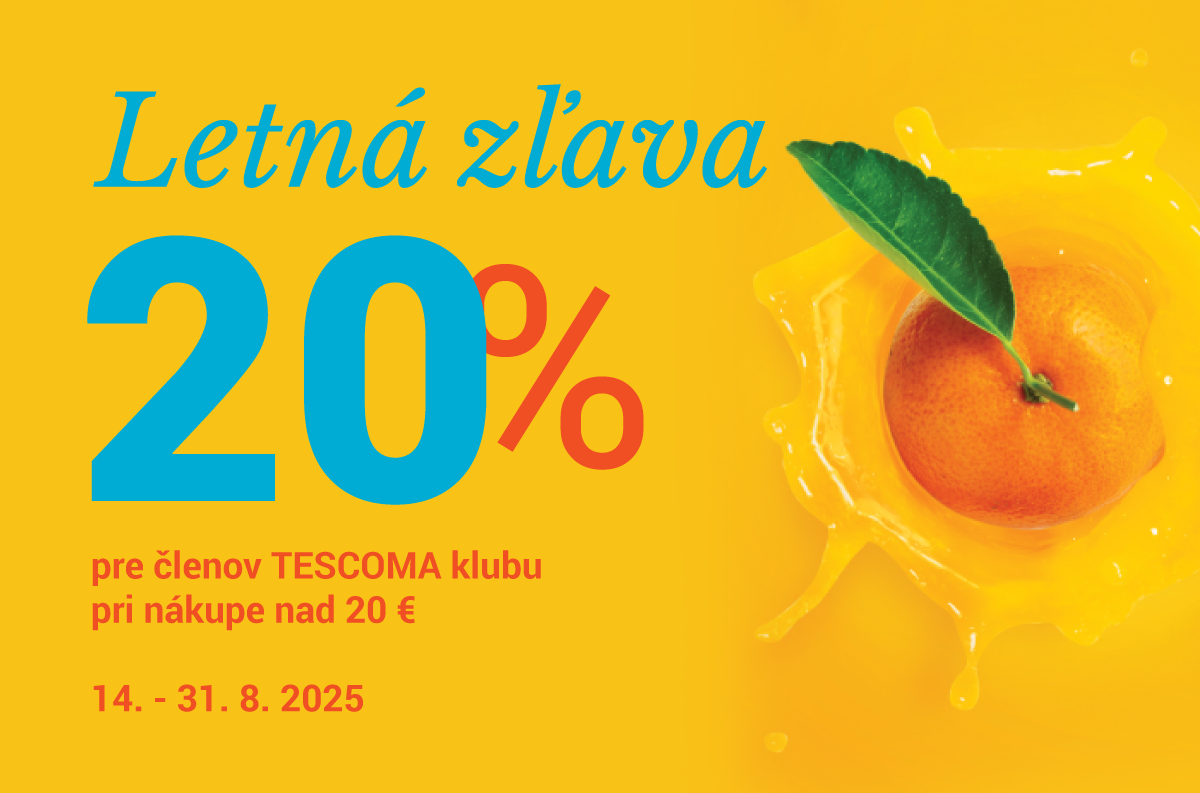 Zľava 20 % pre členov TESCOMA klubu