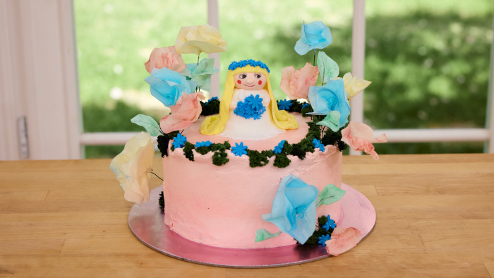 Torta s modelovanou figúrkou - obrázok 2