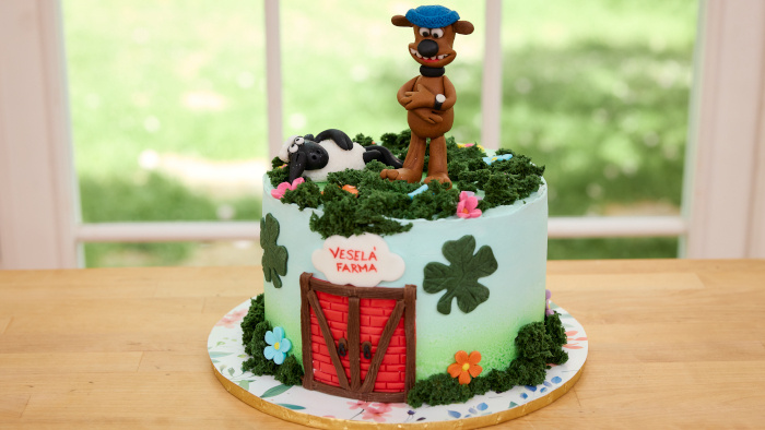 Torta s modelovanou figúrkou - obrázok 9