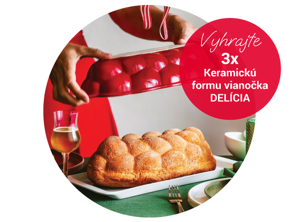 Súťaž o 3x Keramickú formu vianočka DELÍCIA