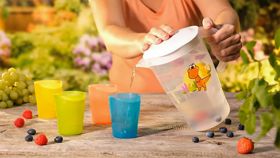 Party džbán pro děti se čtyřmi plastovými pohárky Tescoma - obrázek