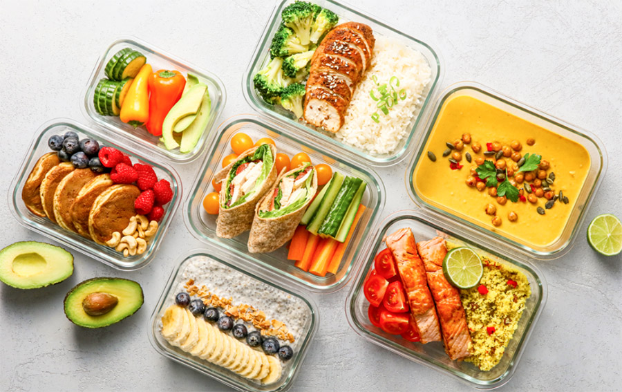 Sklenené nádoby na skladovanie potravín Tescoma – obrázok