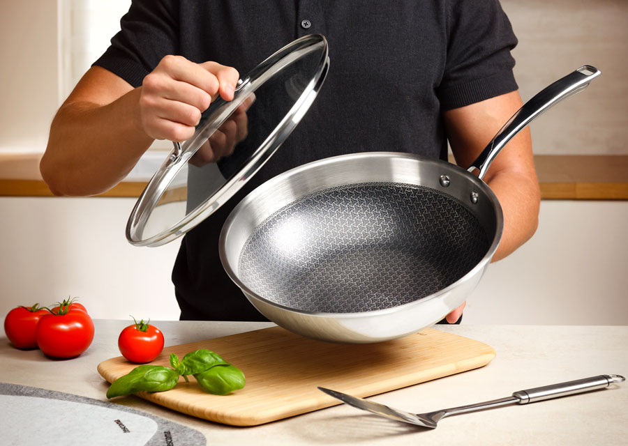 Wok pánev nerezová antiadhezní Steelcraft Tescoma - obrázek